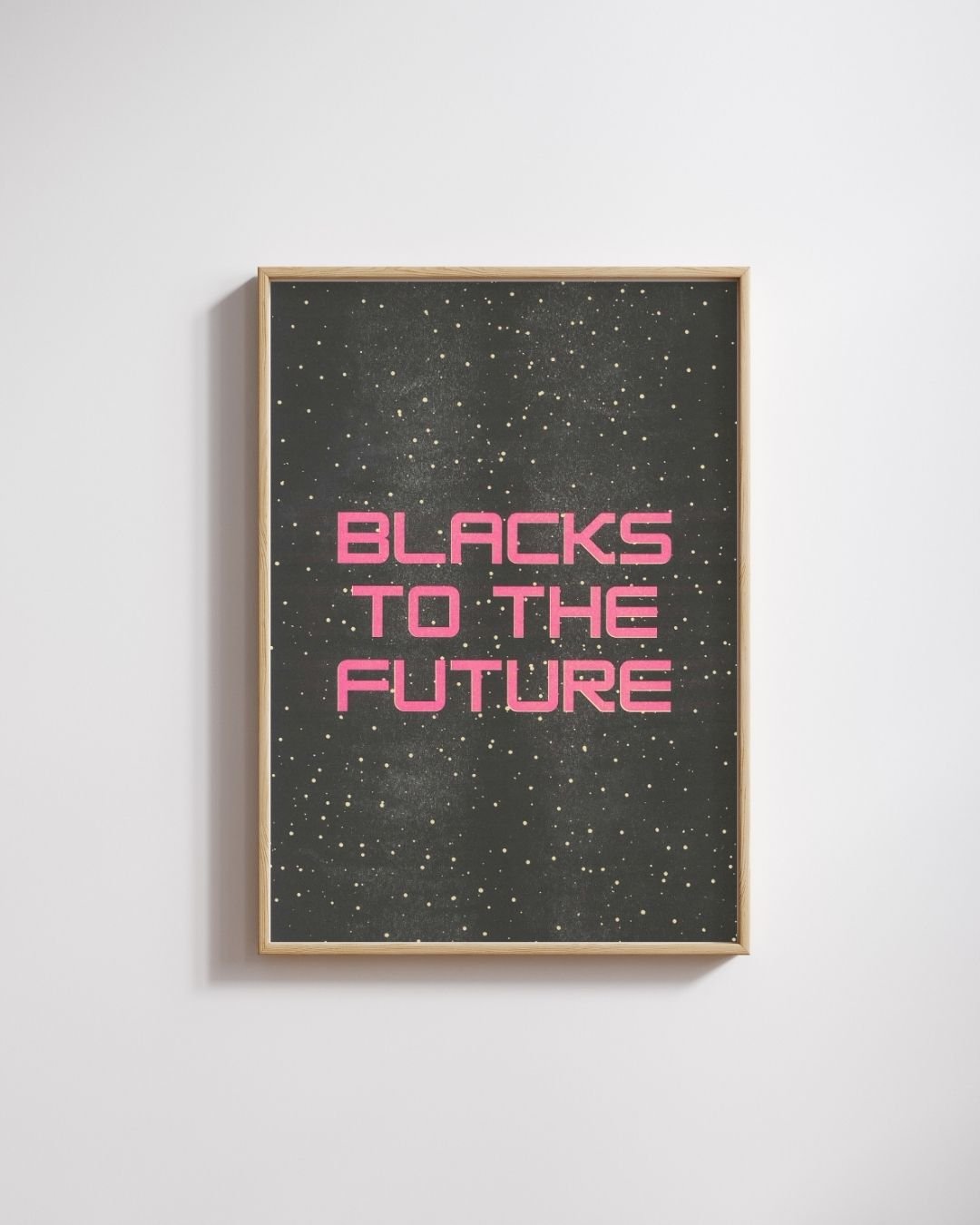 Blacks to the Future Riso Print