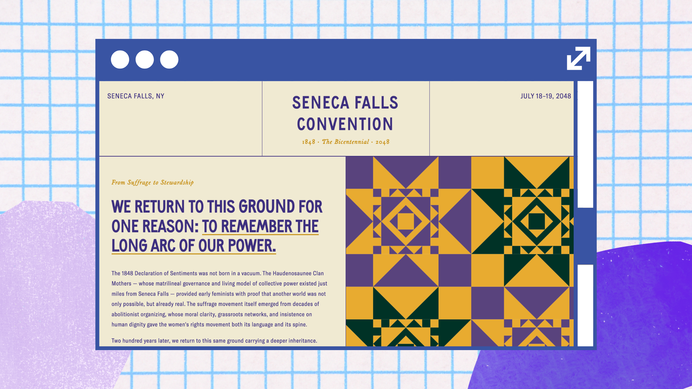 Seneca Falls Convention 2048